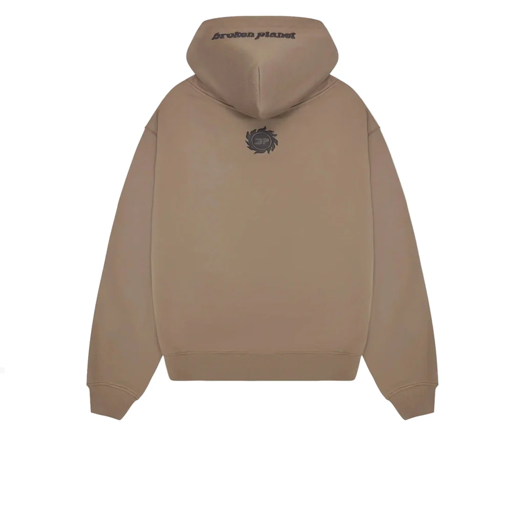Broken Planet Off The Grid Hoodie Cinder Brown - Image 2