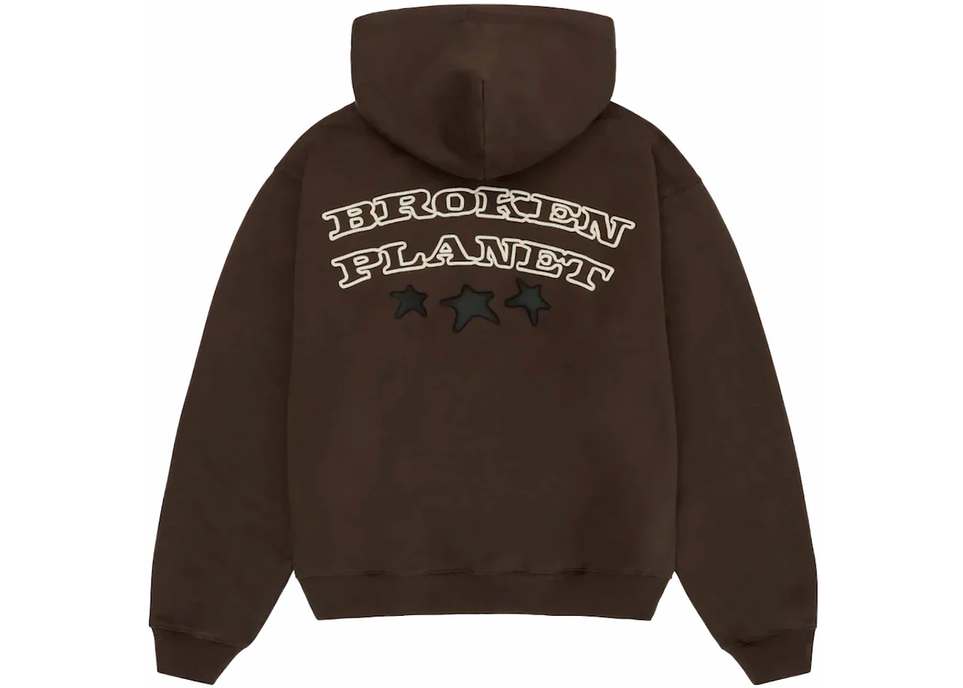 Broken Planet Out Of Service Hoodie Brown - Image 3