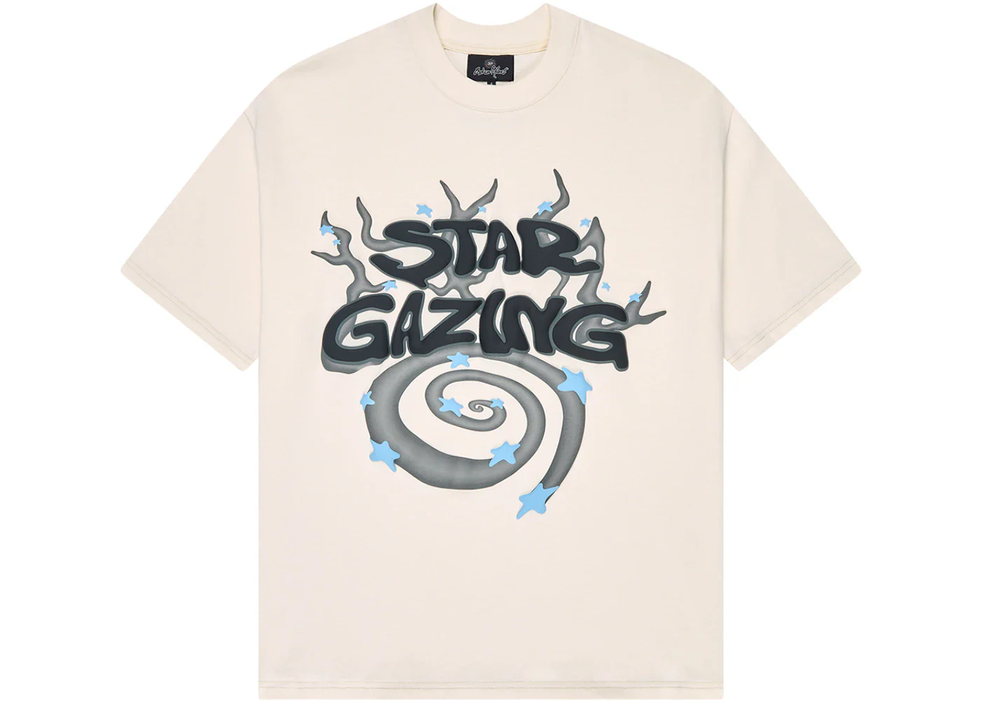 Broken Planet Stargazing T-Shirt Vanilla White - Image 2