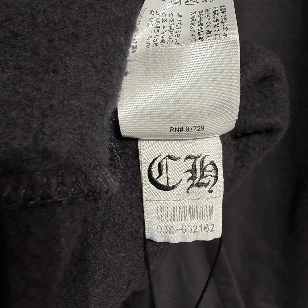 Chrome Hearts "1988" Script Logo Pullover Hoodie Black & Gold - Image 9