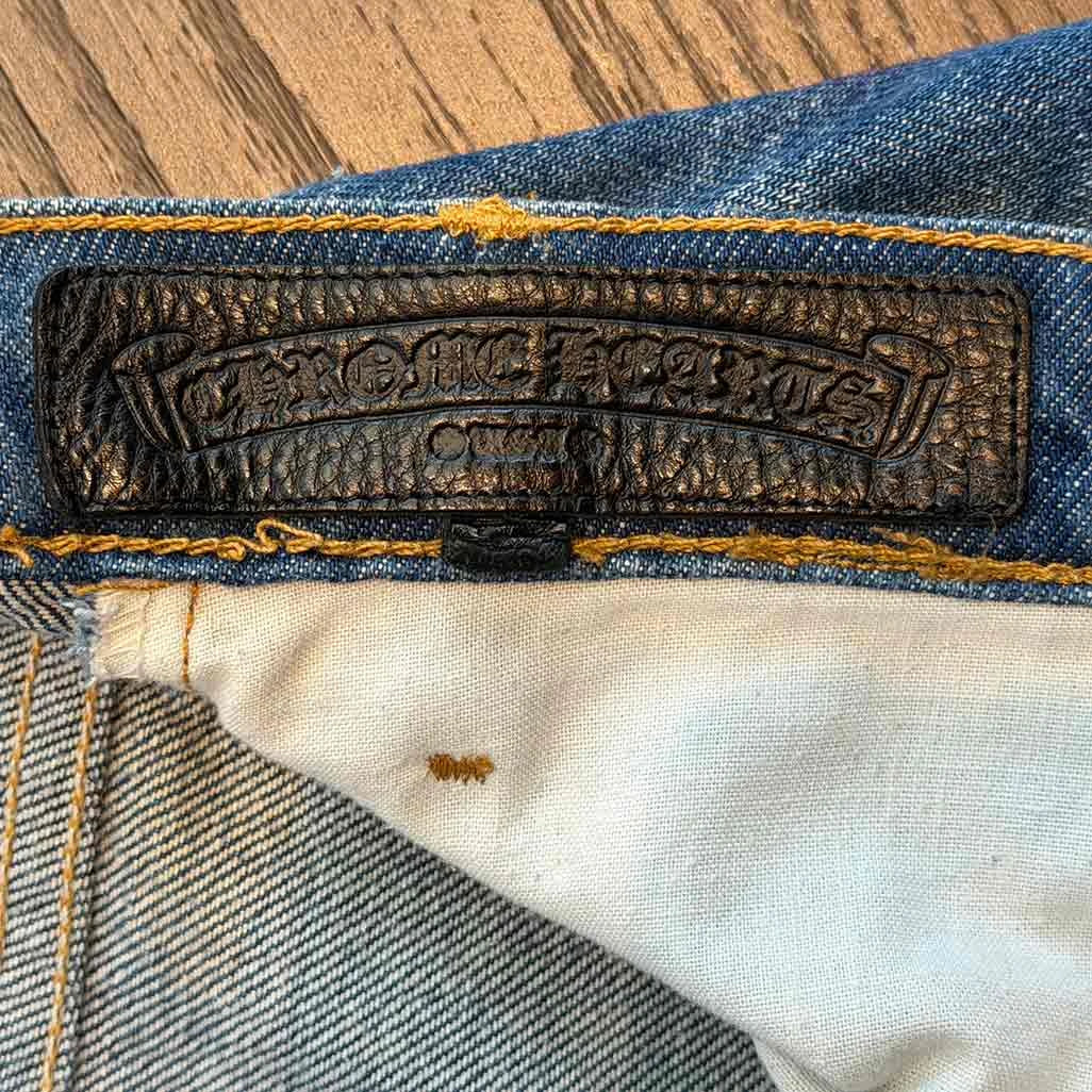 Chrome Hearts Stencil Blue Jeans - Image 5
