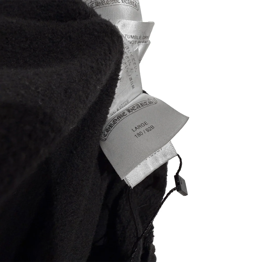 Chrome Hearts Horseshoe Logo Sweatpants Black - Image 6