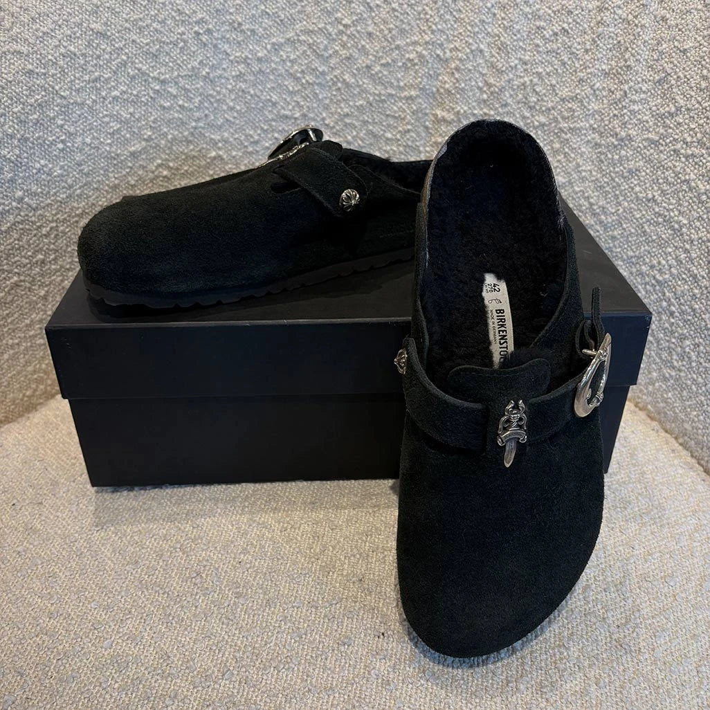 Chrome Hearts Birkenstocks Black - Image 2