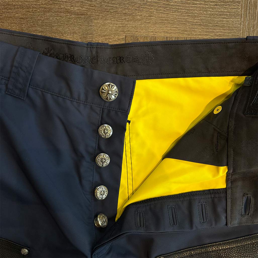 Chrome Hearts Blue Black Carpenter Cargo Shorts - Image 4