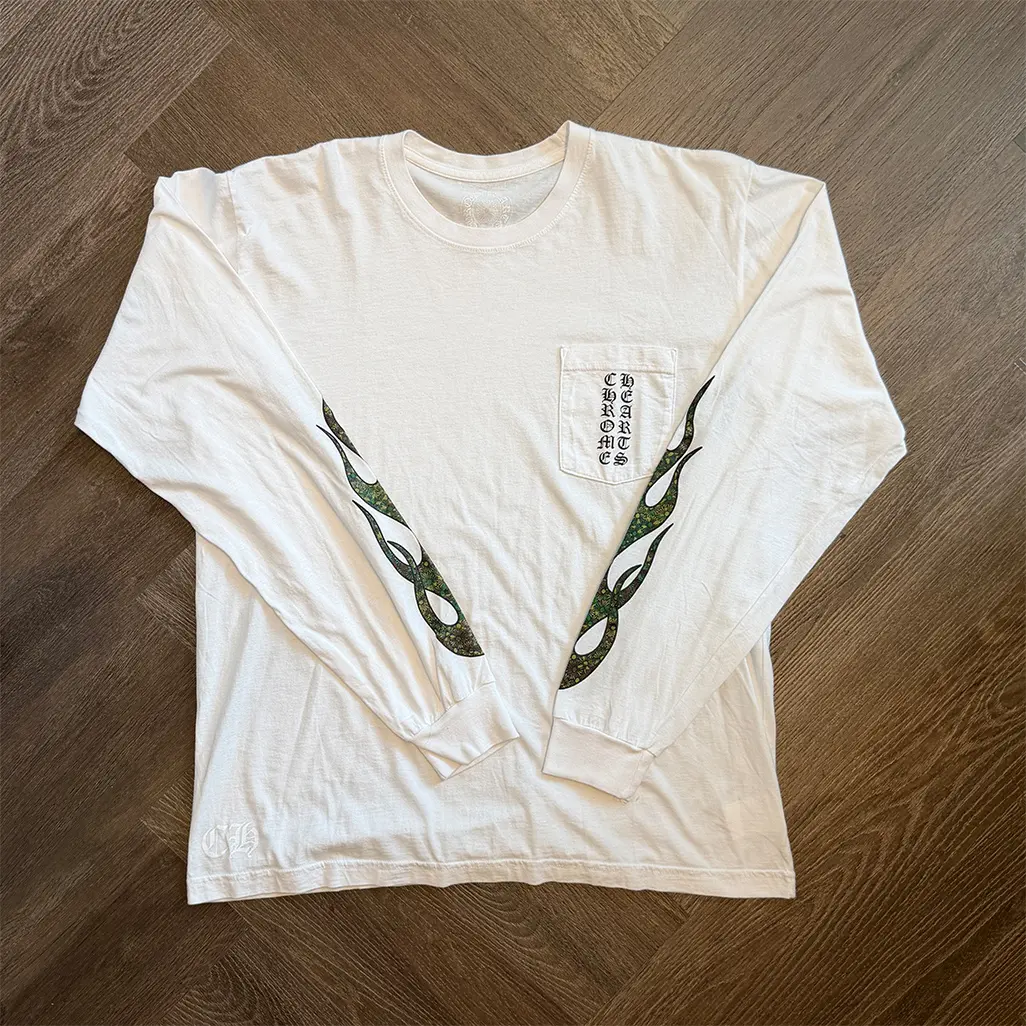Chrome Hearts flame longsleeve