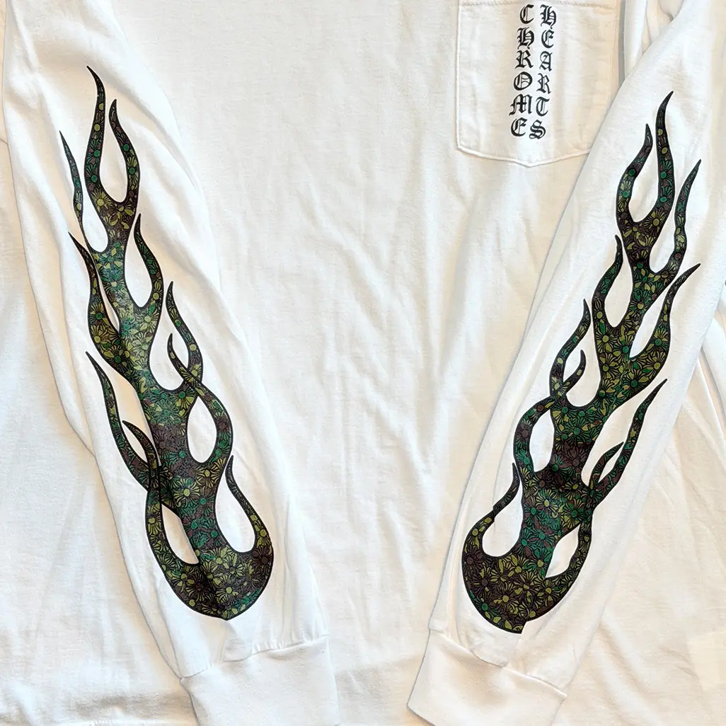 Chrome Hearts flame longsleeve - Image 3