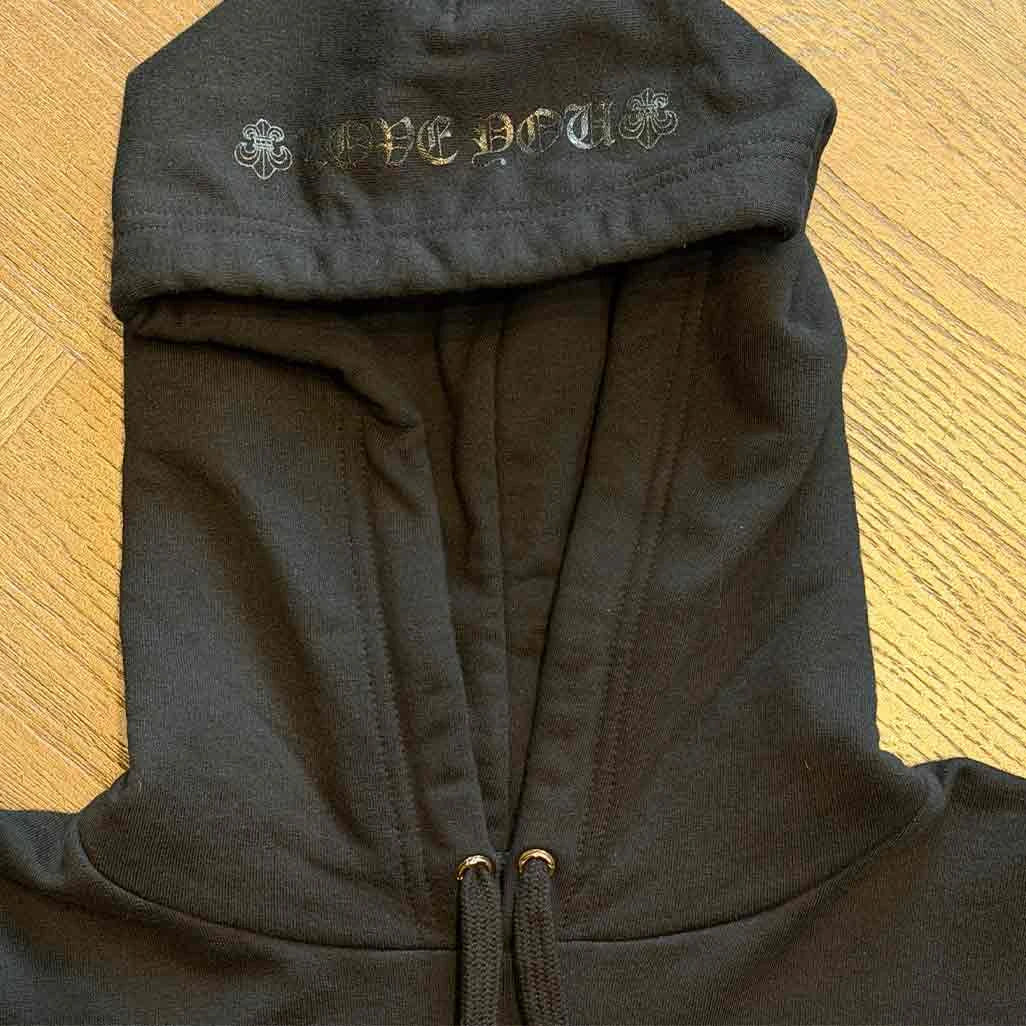 Chrome Hearts Cannes Exclusive Black Fleur Horseshoe Hoodie - Image 4