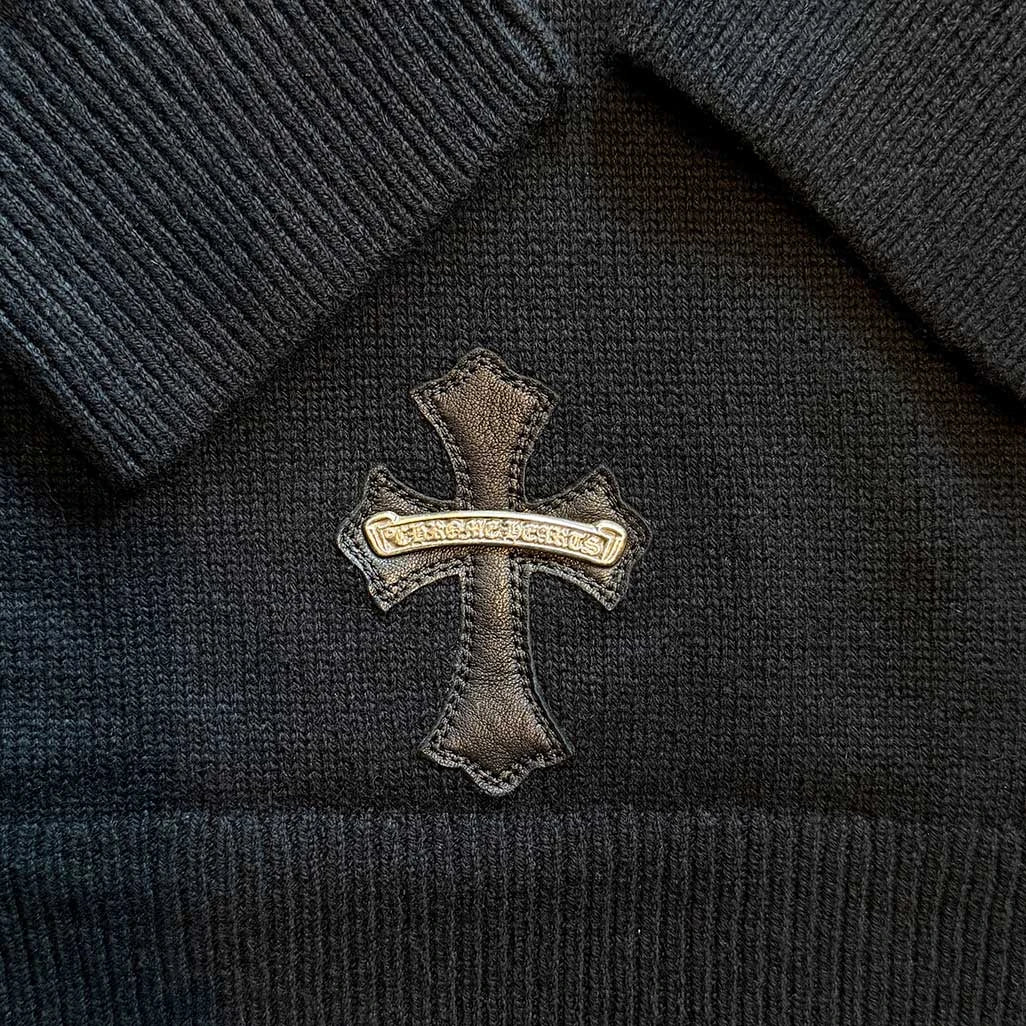 Chrome Hearts Cashmere Patch Pullover Hoodie - Image 4