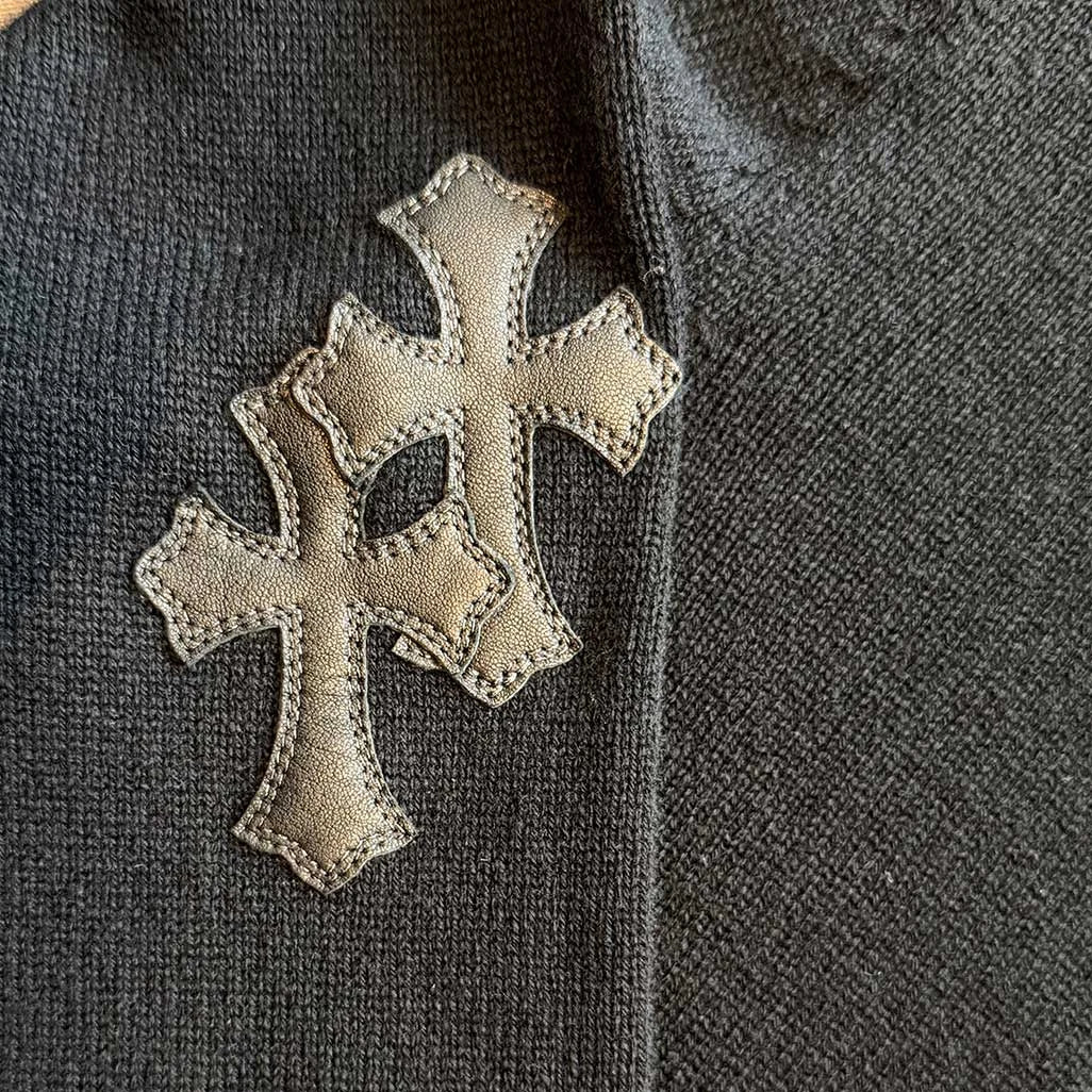 Chrome Hearts Cashmere Patch Pullover Hoodie - Image 5