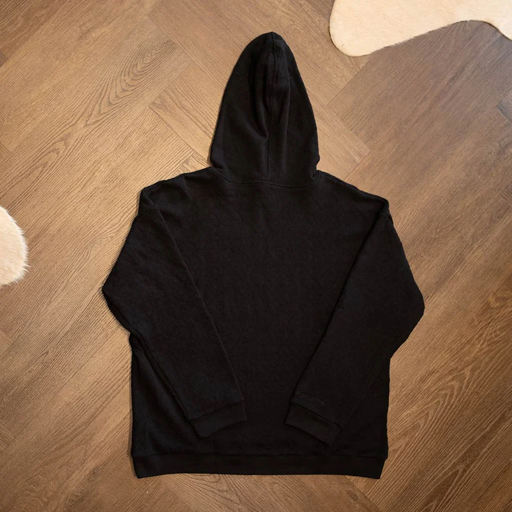 Chrome Hearts Monogram Patches Black Pullover Hoodie - Image 2