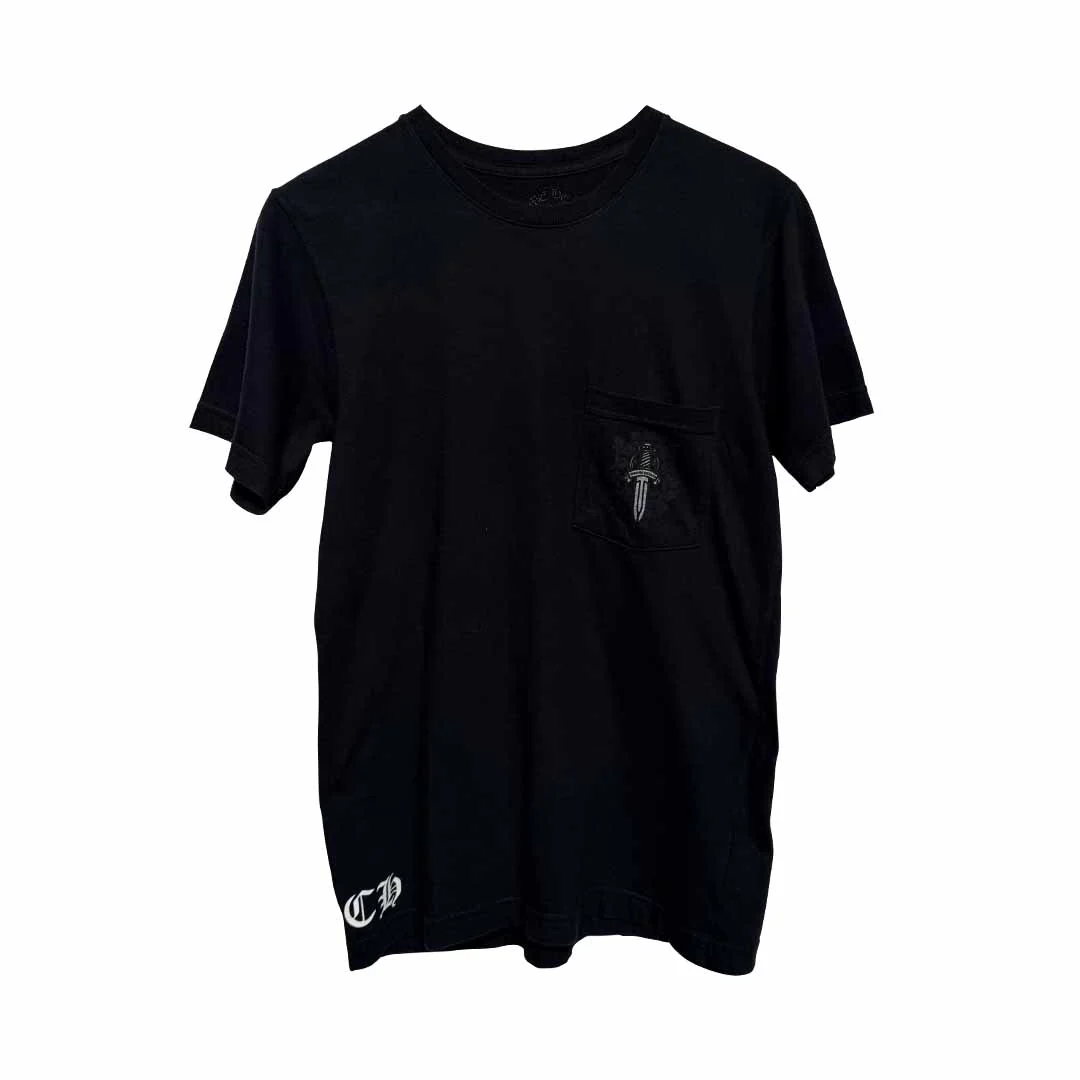 Chrome Hearts Dagger Motif T-Shirt Black - Image 2
