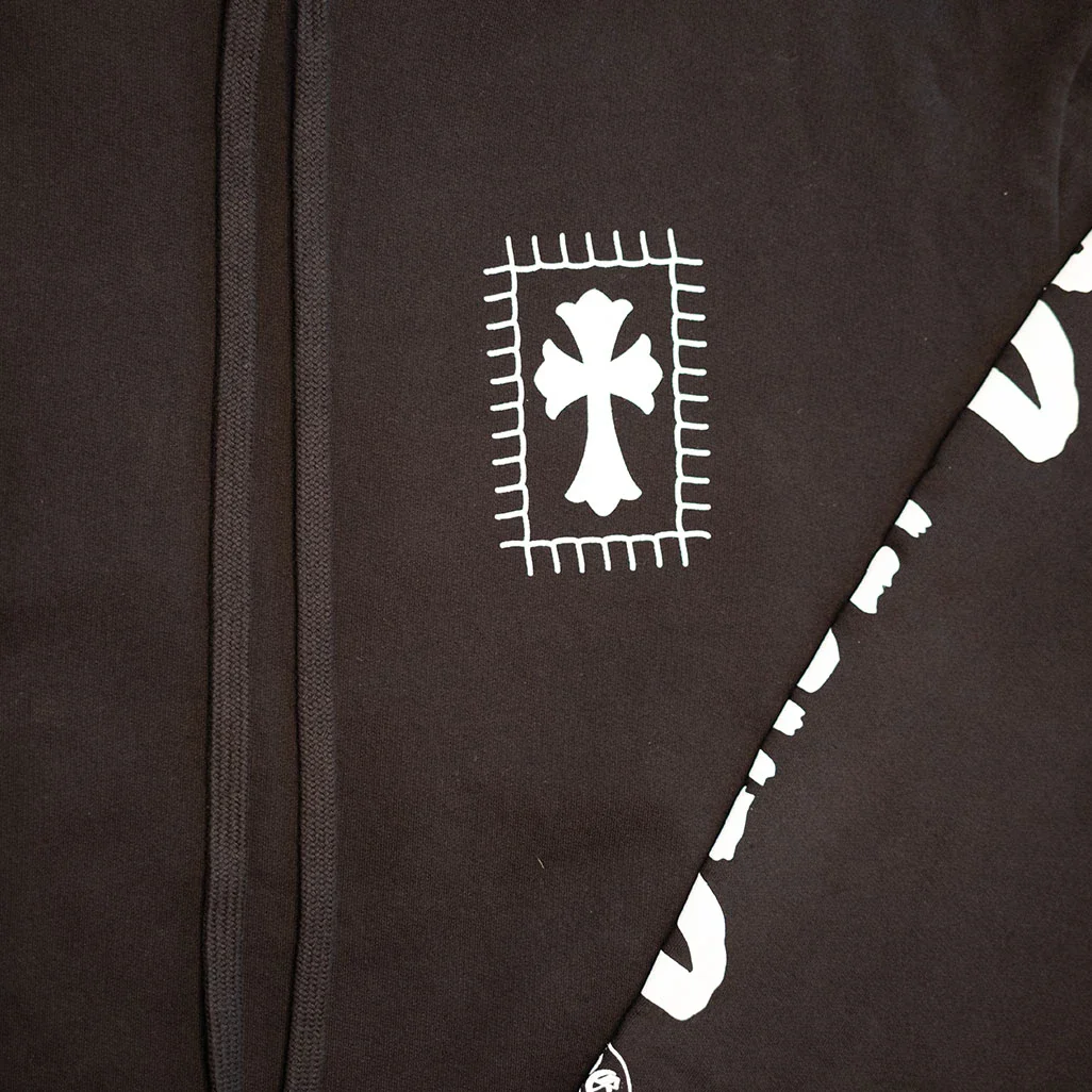 Chrome Hearts Deadly Doll Horseshoe Black Hoodie - Image 5