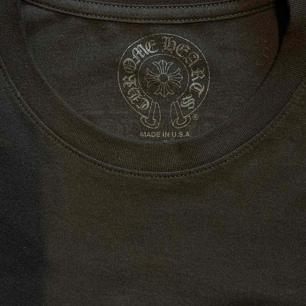 Chrome Hearts Floral Aspen Long Sleeve T-Shirt Black - Image 4