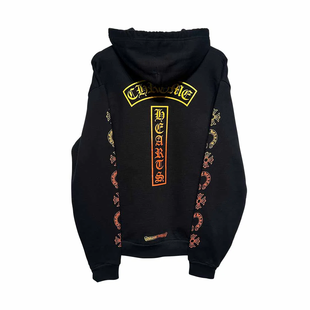 Chrome Hearts Gradient Bar Logo Pullover Hoodie - Image 2