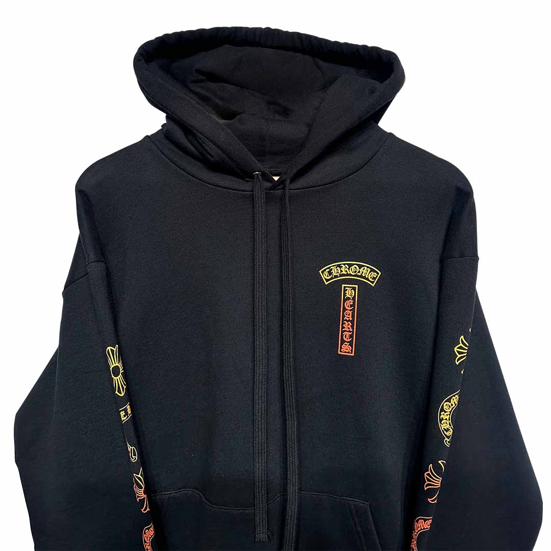 Chrome Hearts Gradient Bar Logo Pullover Hoodie - Image 3