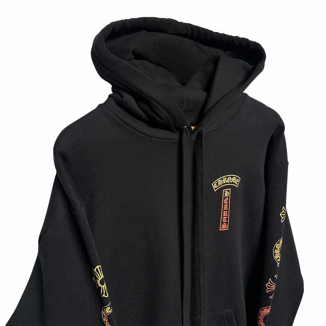 Chrome Hearts Gradient Bar Logo Pullover Hoodie - Image 4