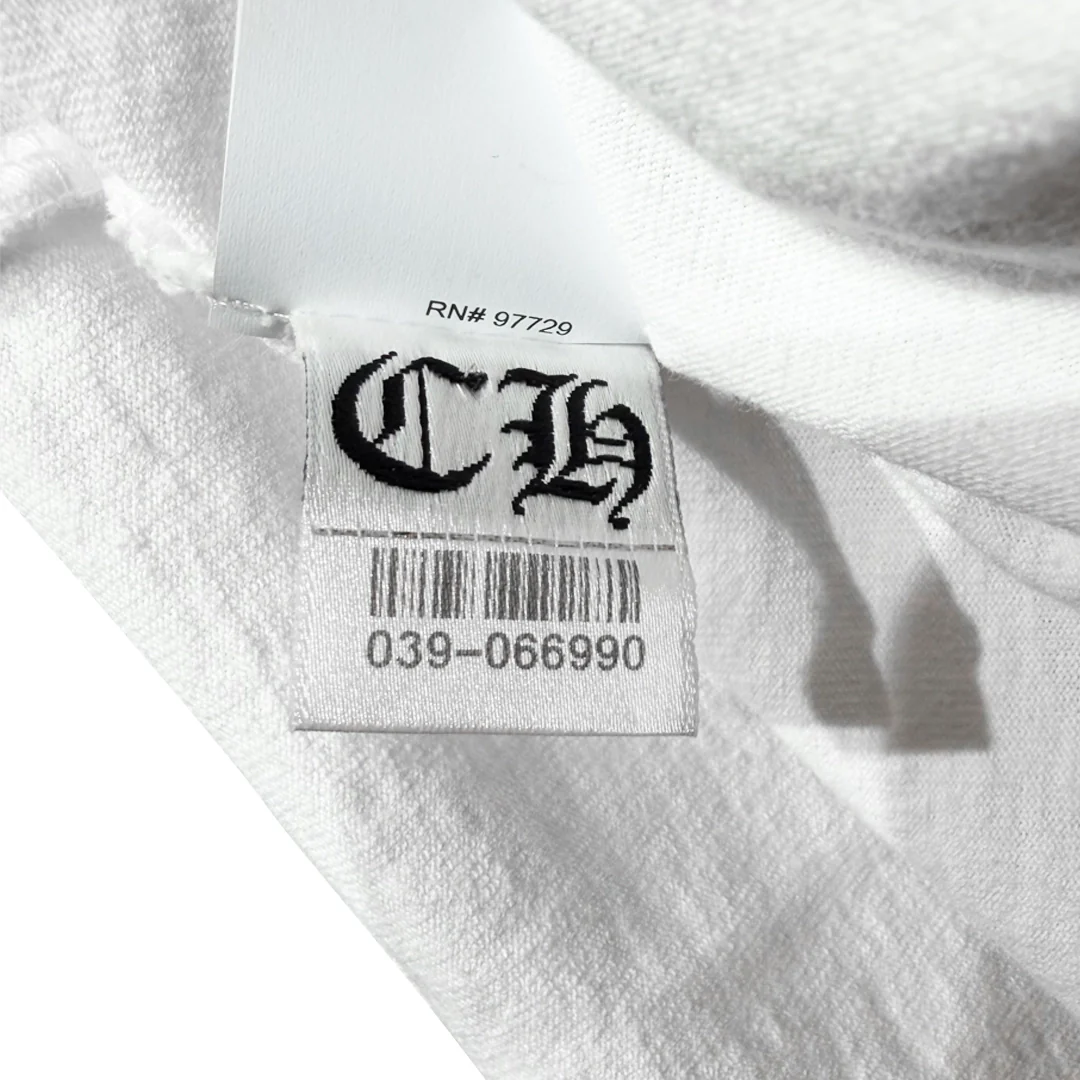 Chrome Hearts GRP Y Not Light Work Long Sleeve T-Shirt White - Image 6