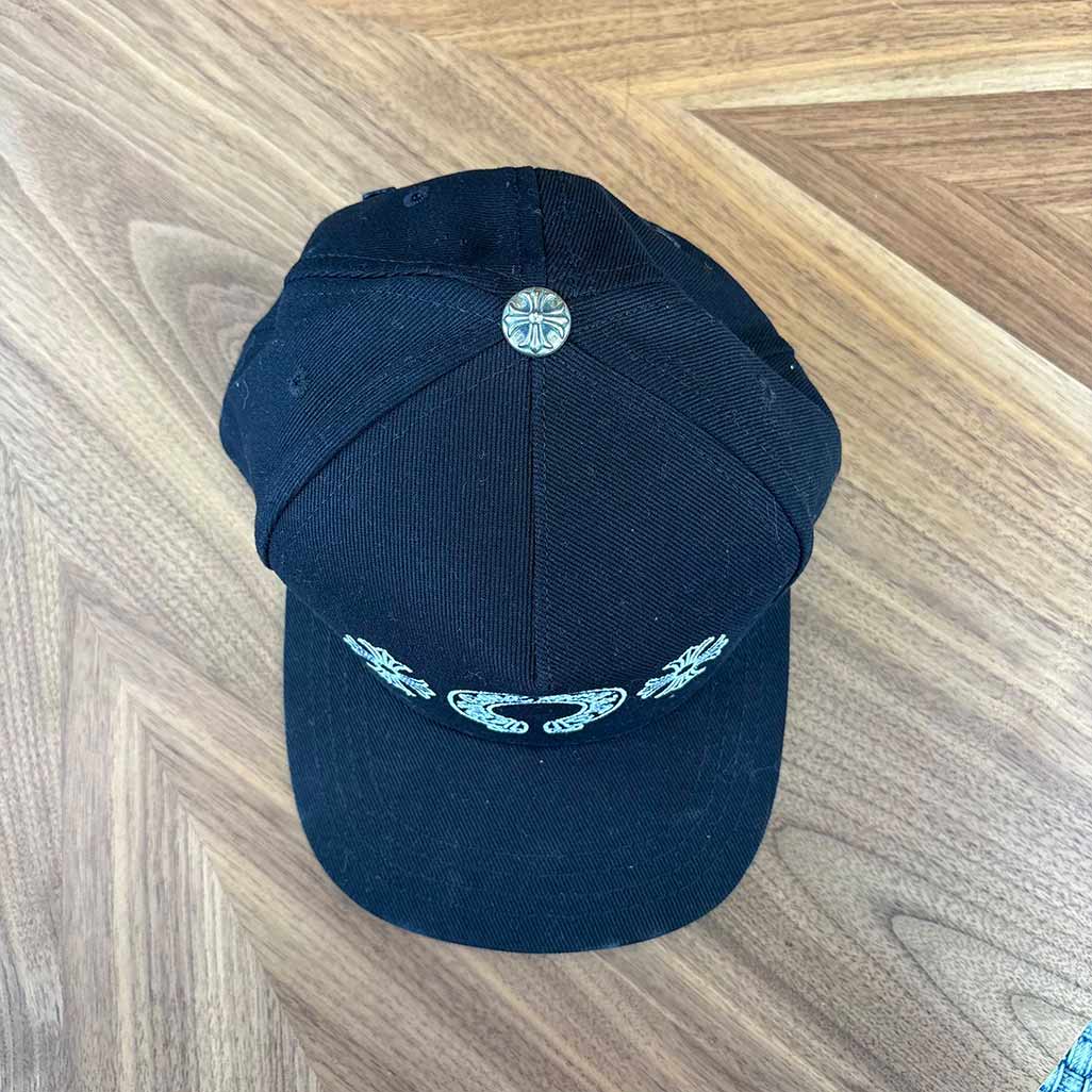 Chrome Hearts Horse Shoe Black Cap - Image 5