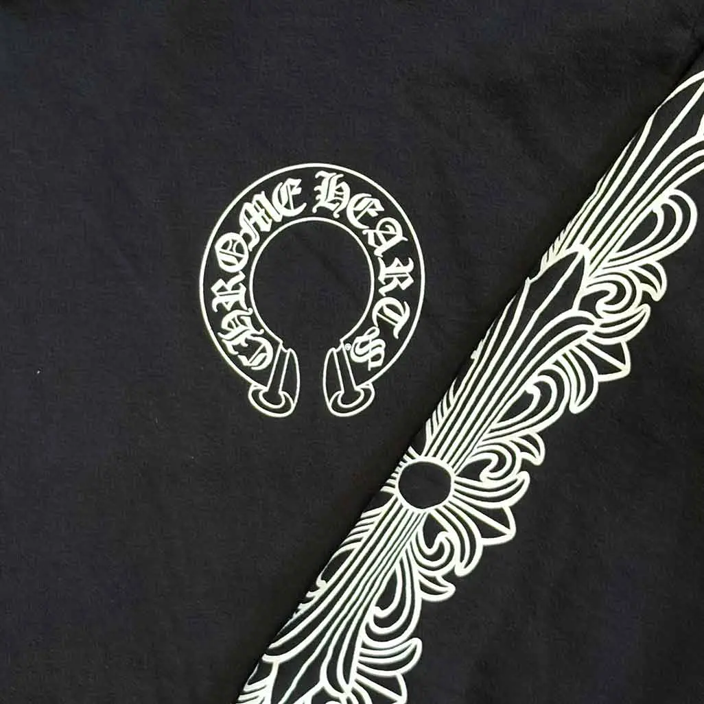 Chrome Hearts Horseshoe Hoodie 'Black' - Image 2