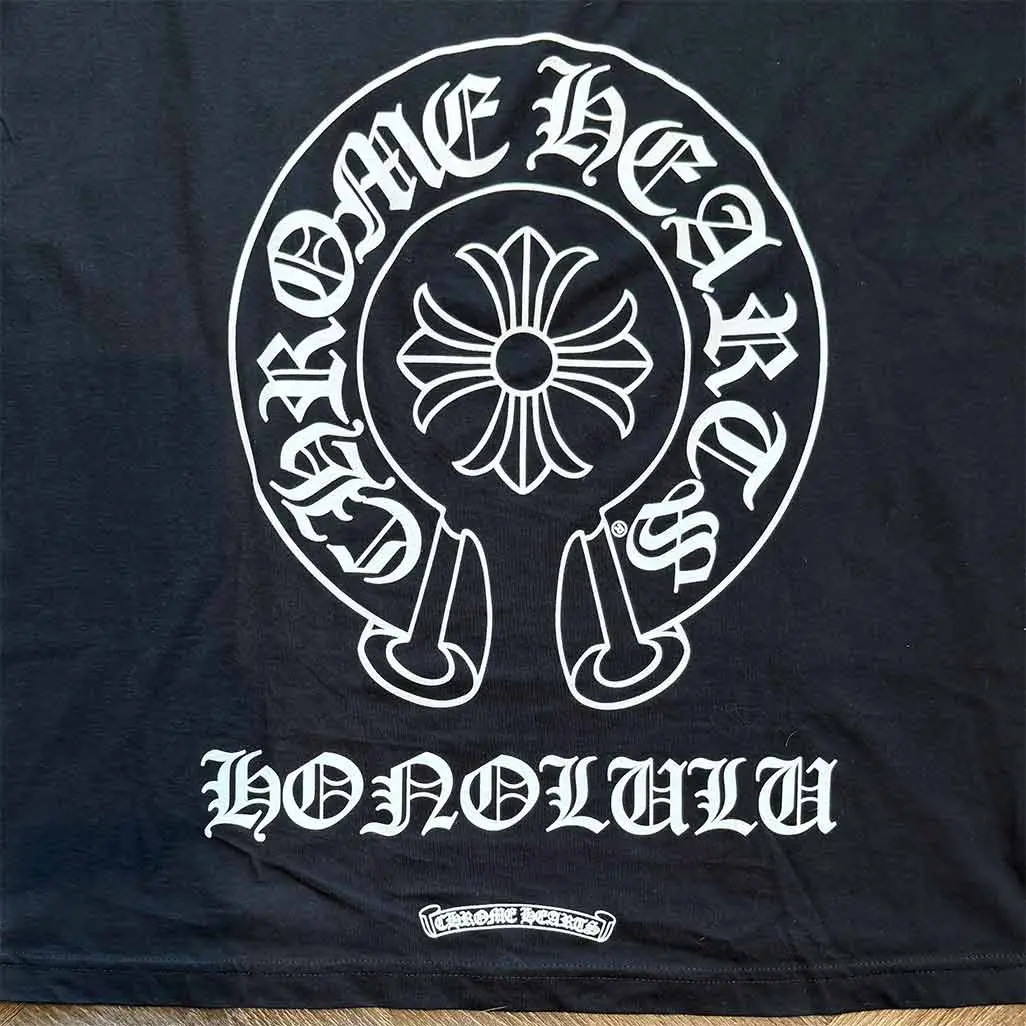 Chrome Hearts Horseshoe Logo Pocket T-Shirt 'Black' - Image 2