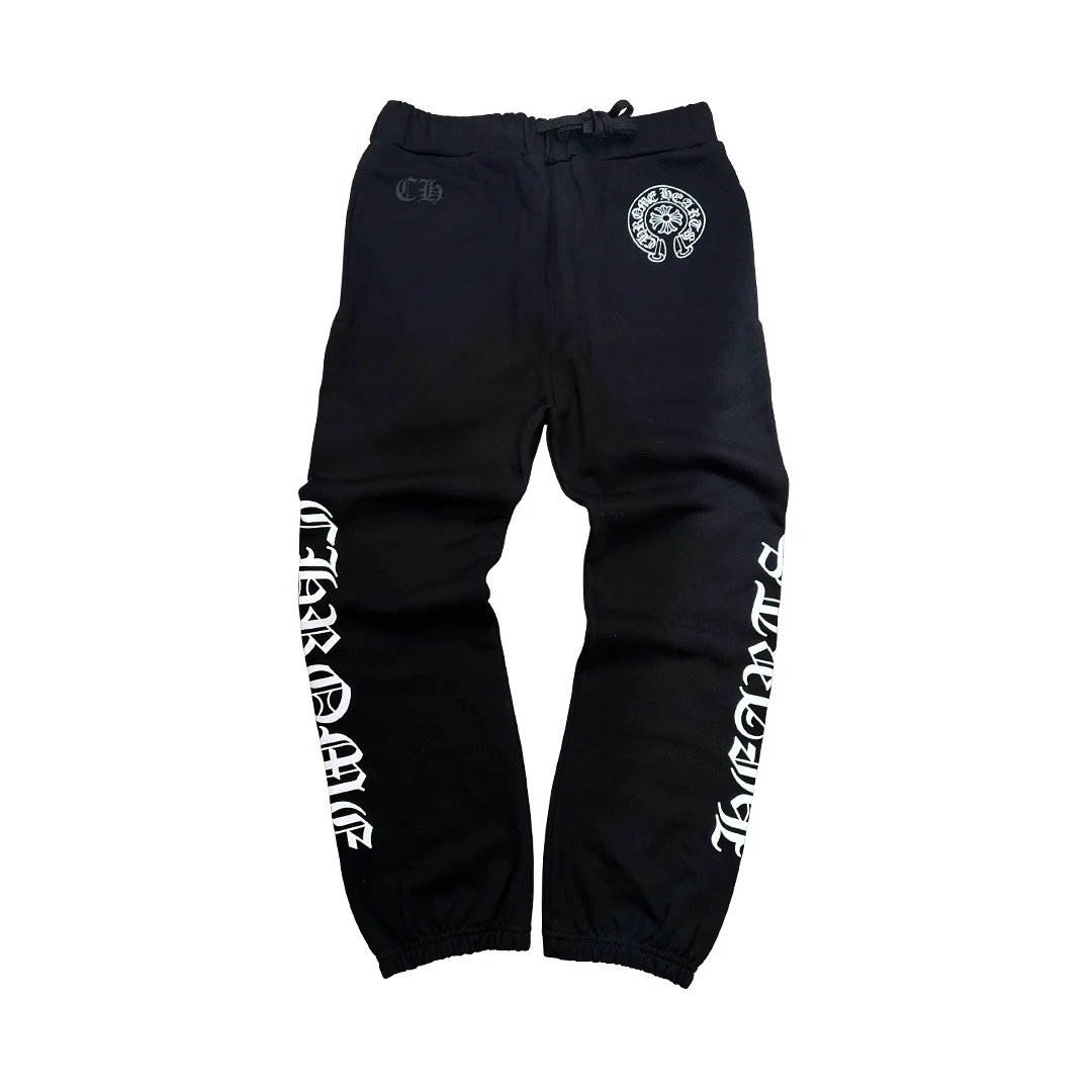 Chrome Hearts Horseshoe Logo Sweatpants Black