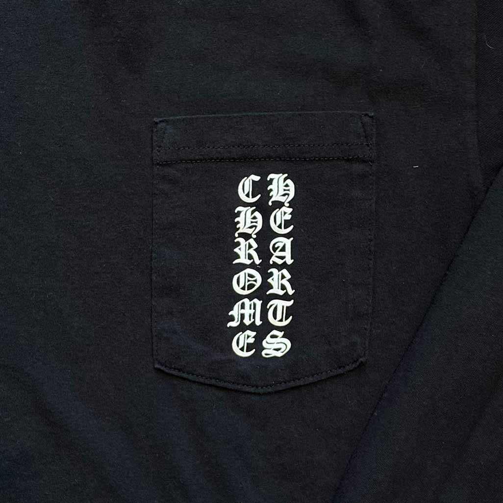 Chrome Hearts Horseshoe & Old English Long-Sleeve Pocket T-Shirt - Image 6