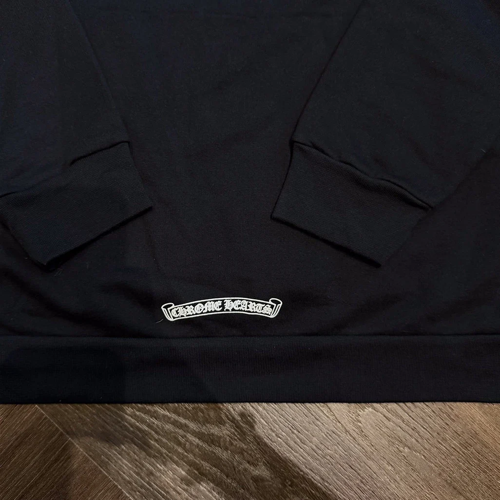 Chrome Hearts Welcome to Las Vegas Pullover Black Hoodie - Image 3