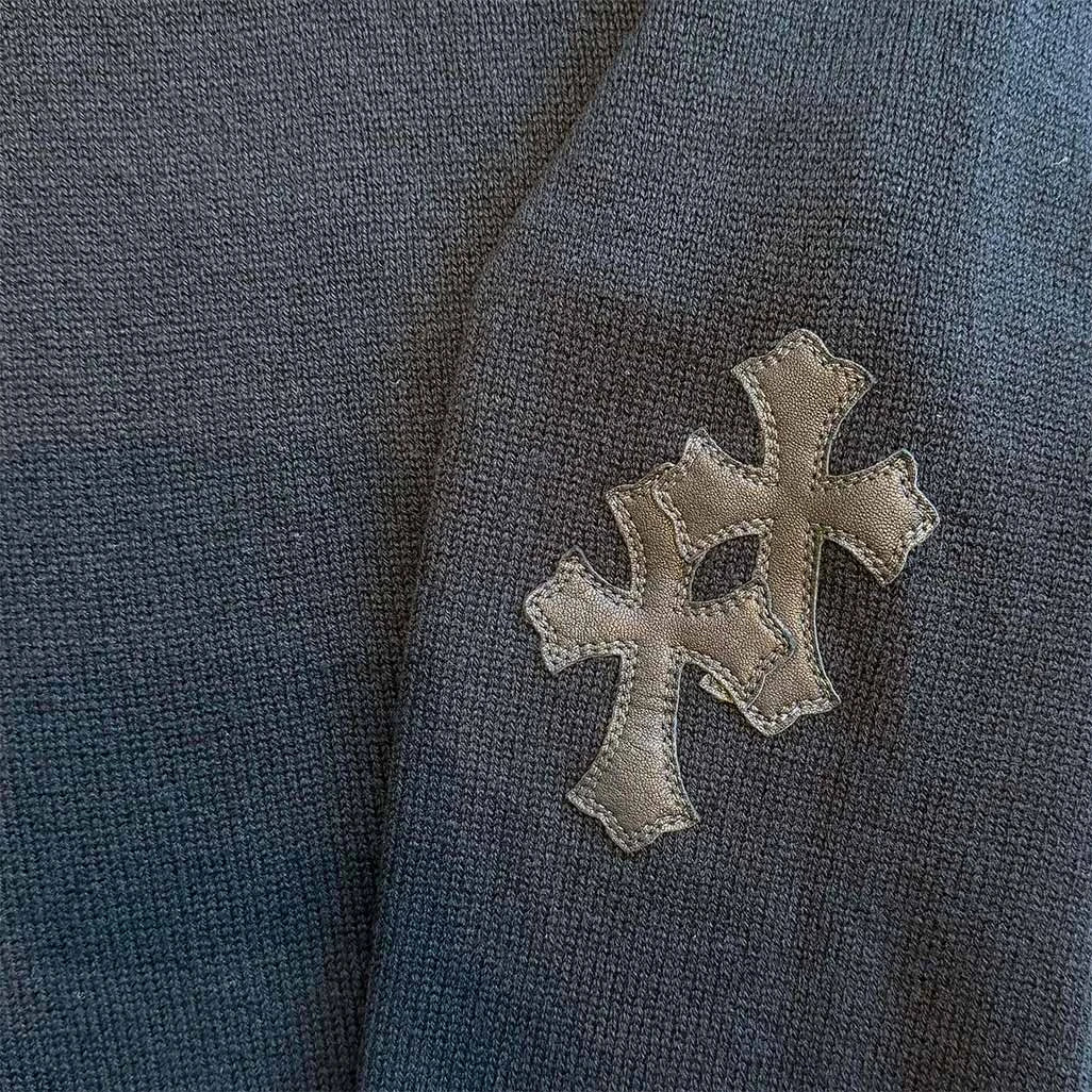 Chrome Hearts Cashmere Pullover Patch Hoodie - Image 6