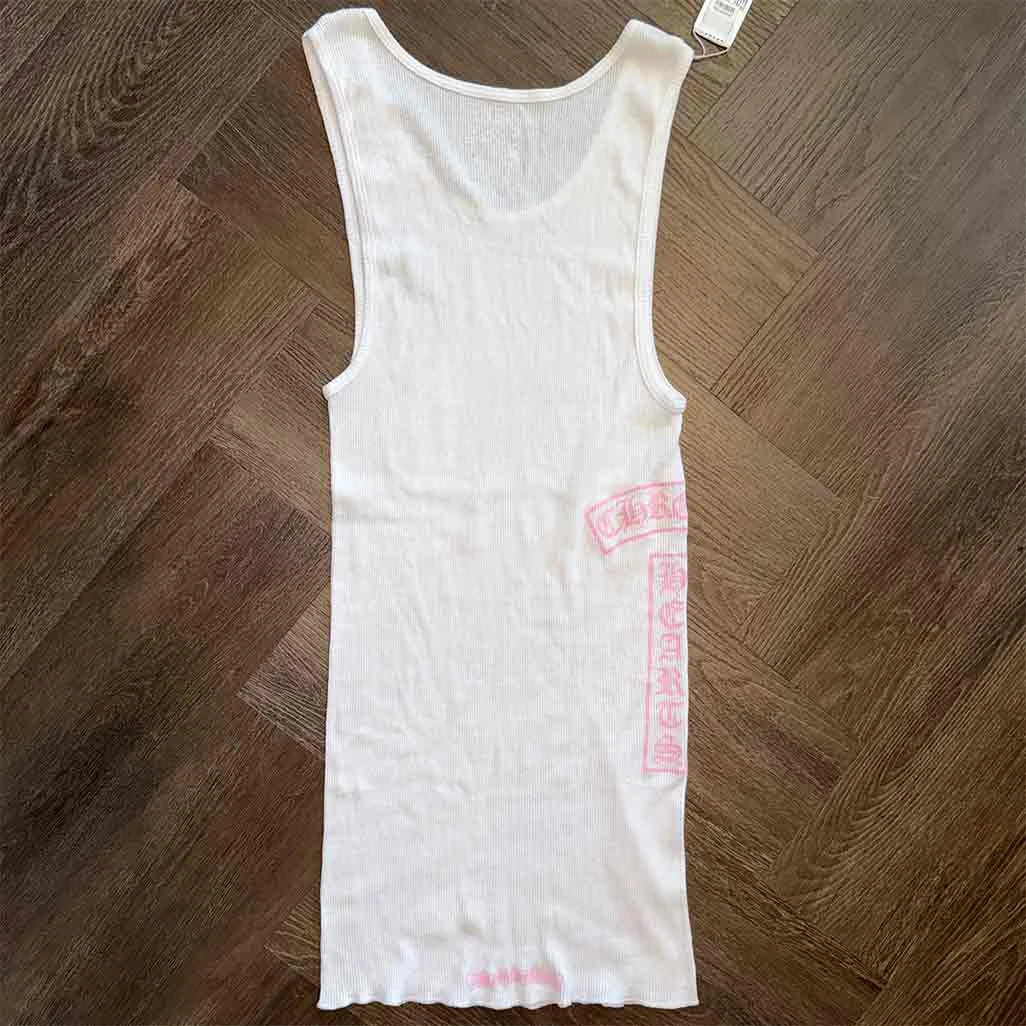 Chrome Hearts 'Love You' Hearts Tank Top - Image 5