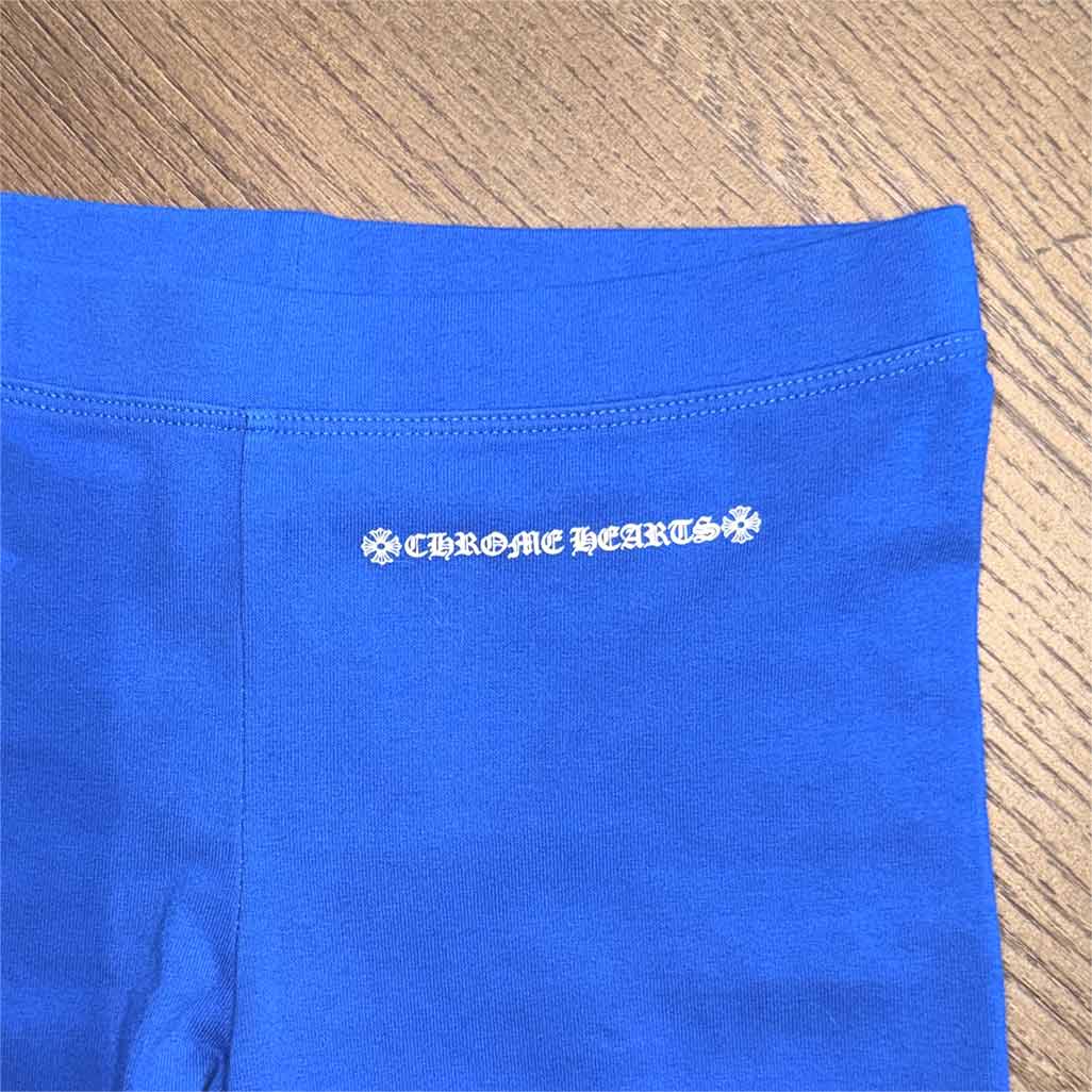 Chrome Hearts Matty Boy Blue Cotton Womens Shorts - Image 4