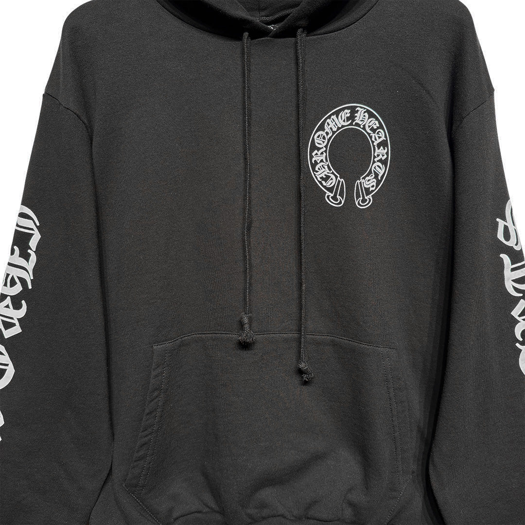 Chrome Hearts Matty Boy Chomper Horseshoe Hoodie Black - Image 3