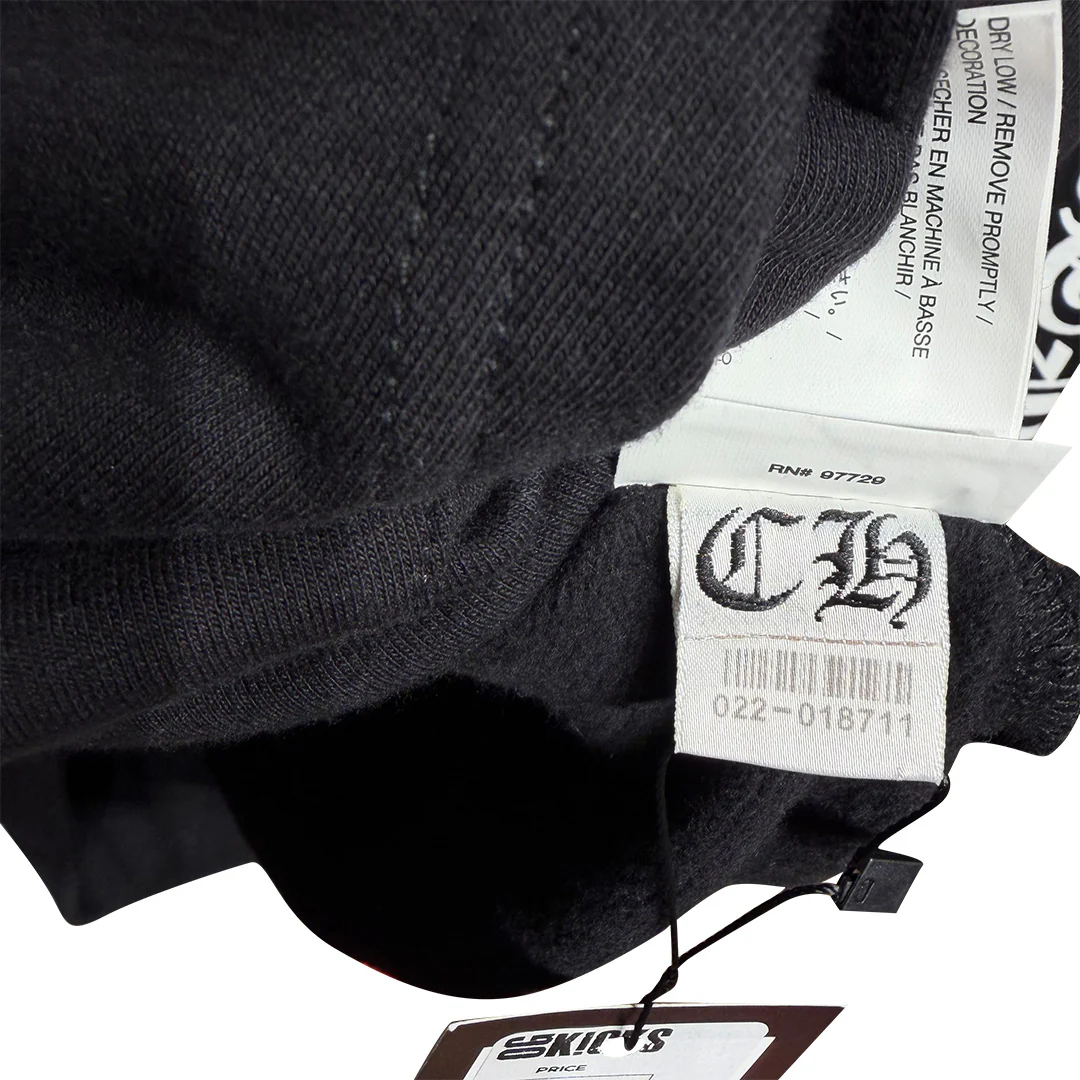 Chrome Hearts Matty Boy Chomper Horseshoe Hoodie Black - Image 8