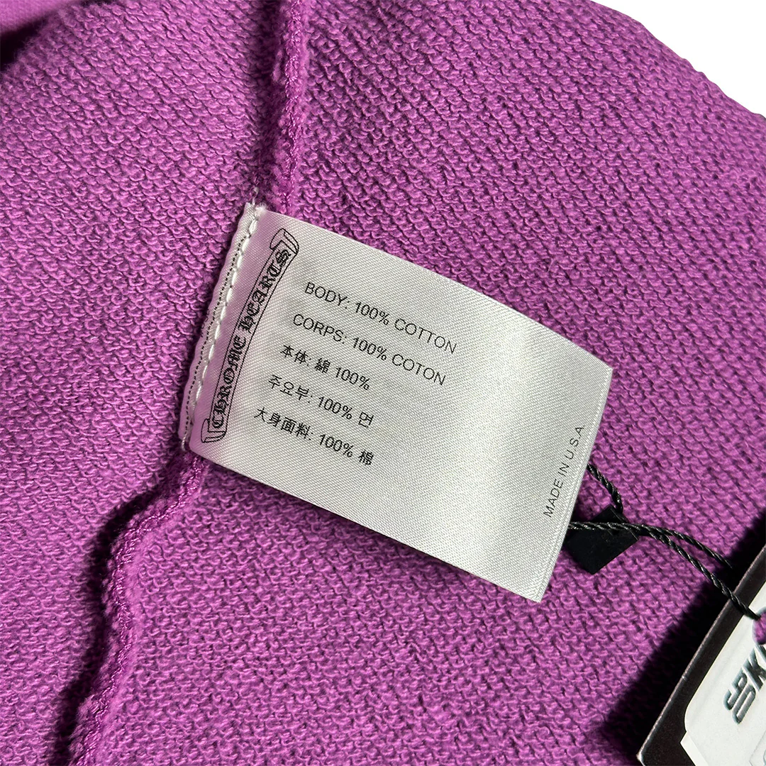 Chrome hearts Matty Boy I Want More Not Less Crewneck Sweatshirt Purple - Image 5