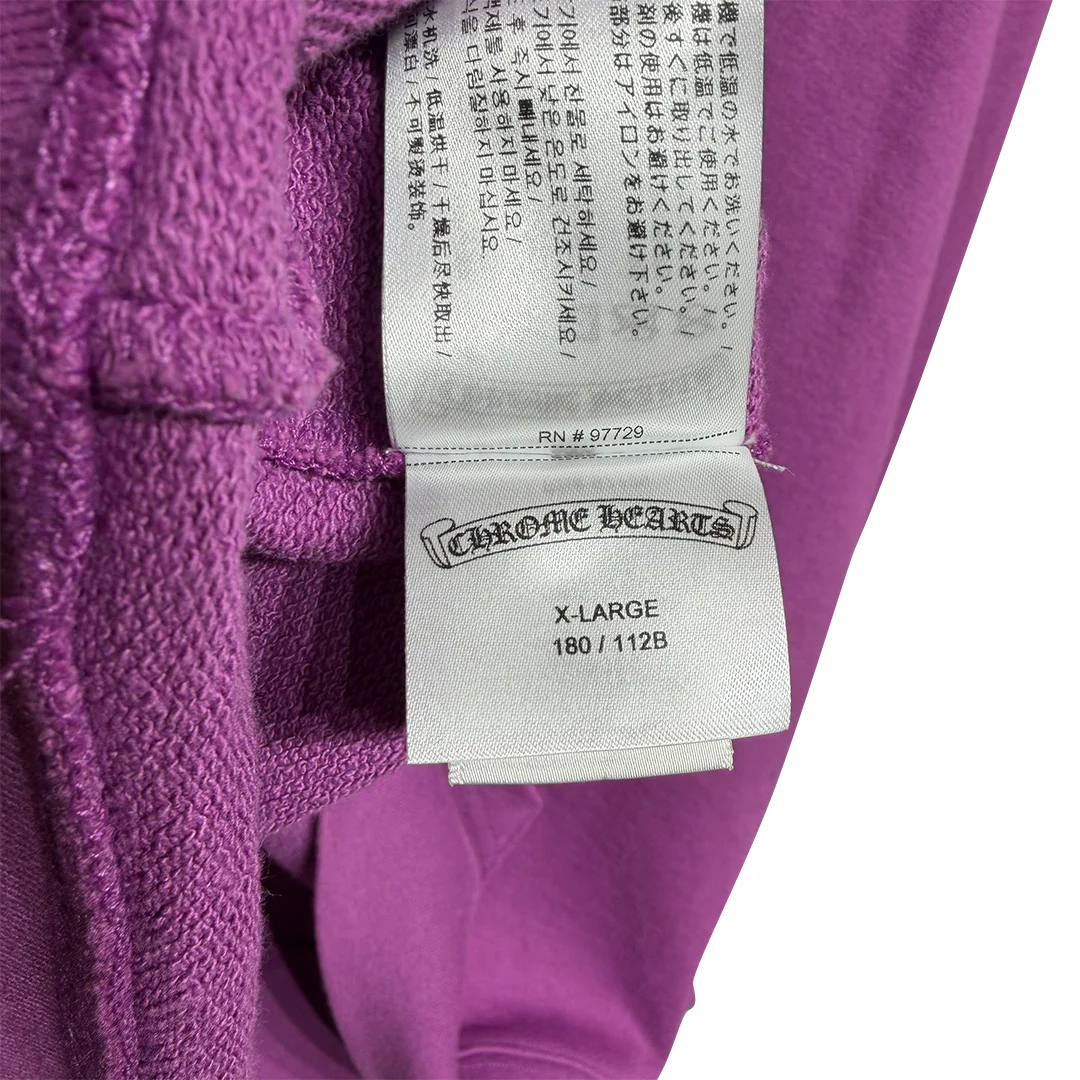 Chrome Hearts Matty Boy I Want More Not Less Purple Hoodie - Image 5