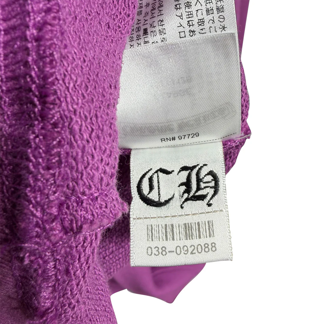 Chrome Hearts Matty Boy I Want More Not Less Purple Hoodie - Image 6