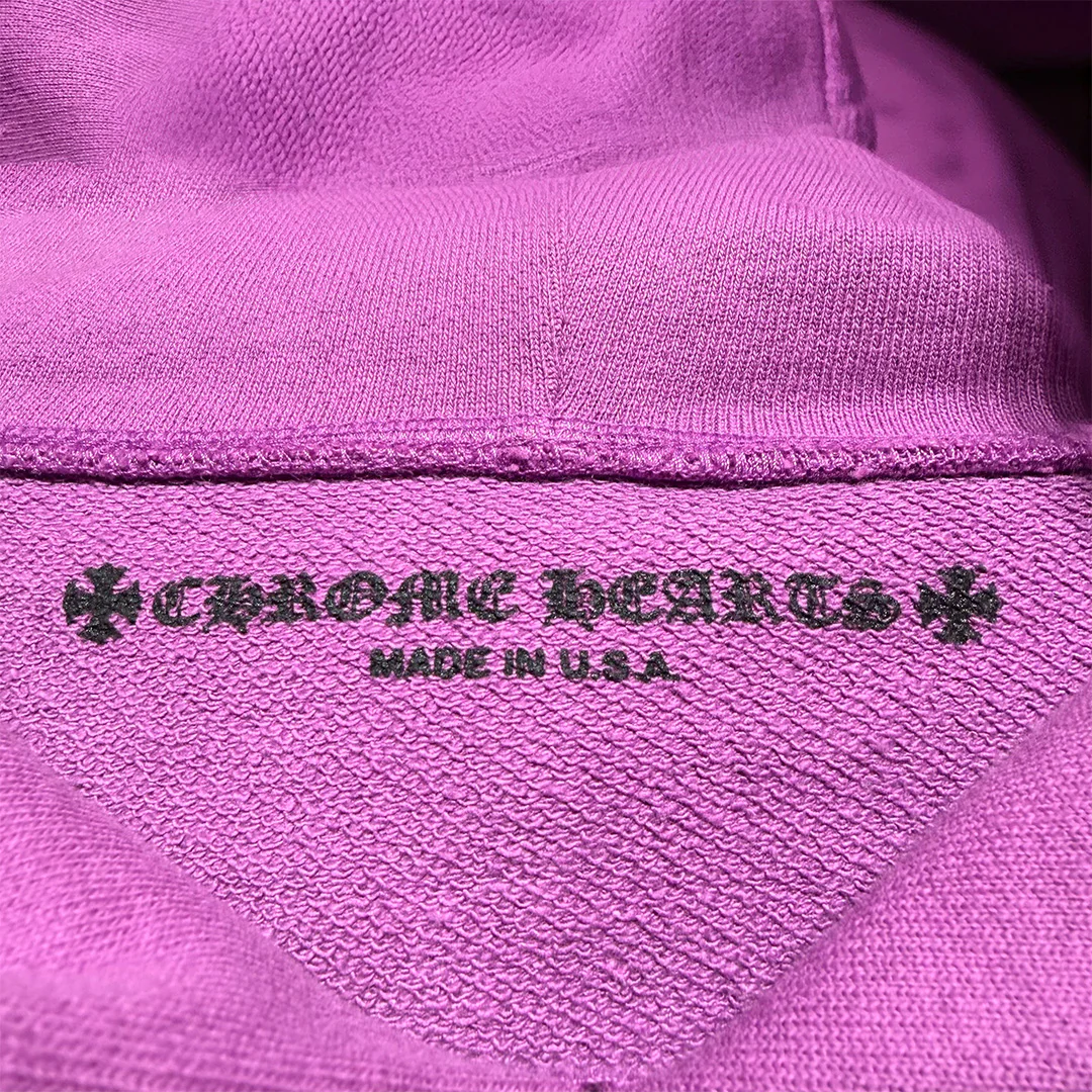 Chrome Hearts Matty Boy I Want More Not Less Purple Hoodie - Image 7