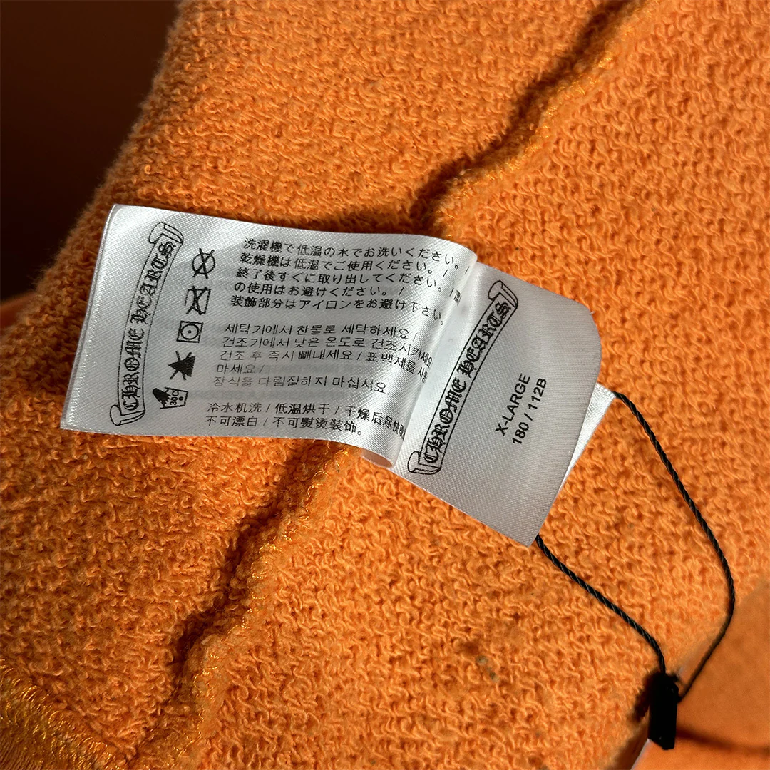 Chrome Hearts Matty Boy Link & Build Hoodie Orange - Image 4