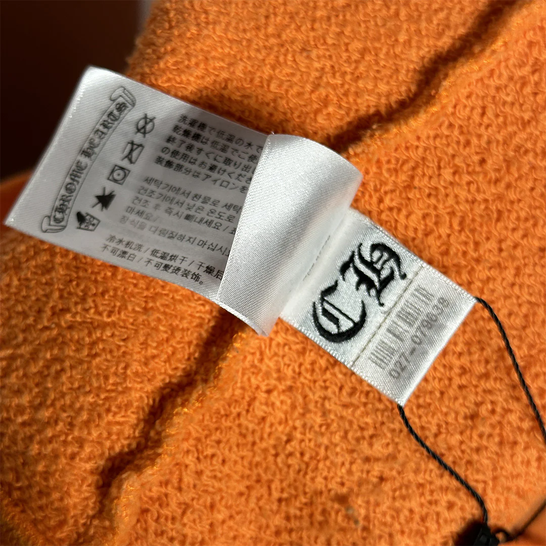 Chrome Hearts Matty Boy Link & Build Hoodie Orange - Image 5
