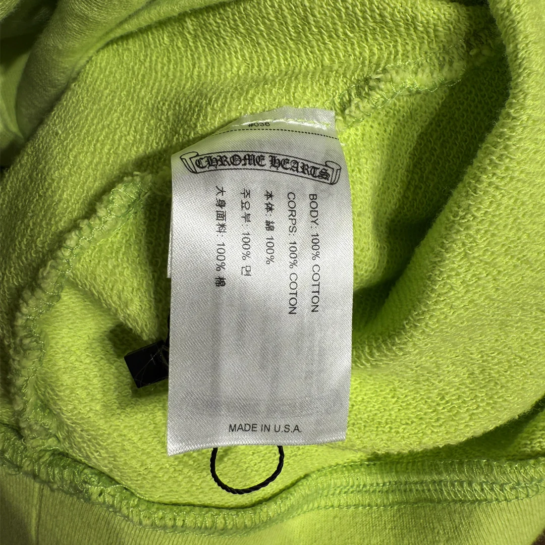 Chrome Hearts Matty Boy Link Hoodie Green - Image 6