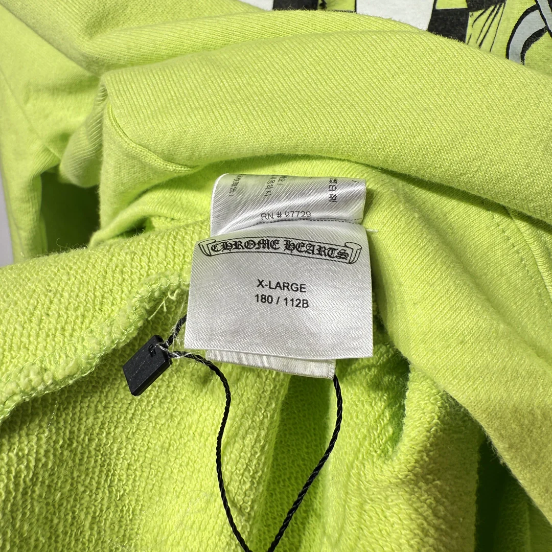 Chrome Hearts Matty Boy Link Hoodie Green - Image 7
