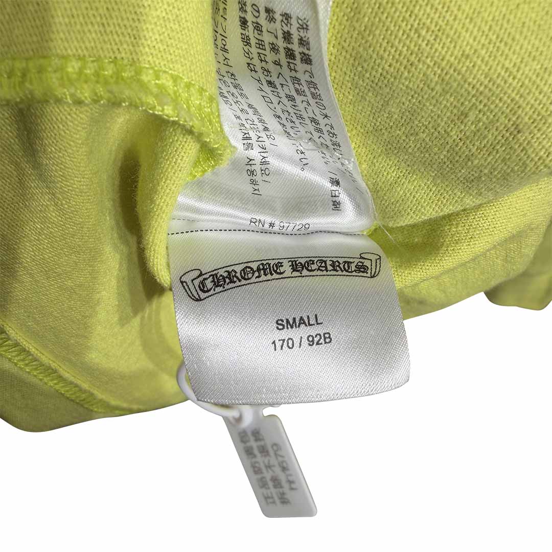 Chrome Hearts Matty Boy Link Long-Sleeve T-Shirt Lime Green - Image 7