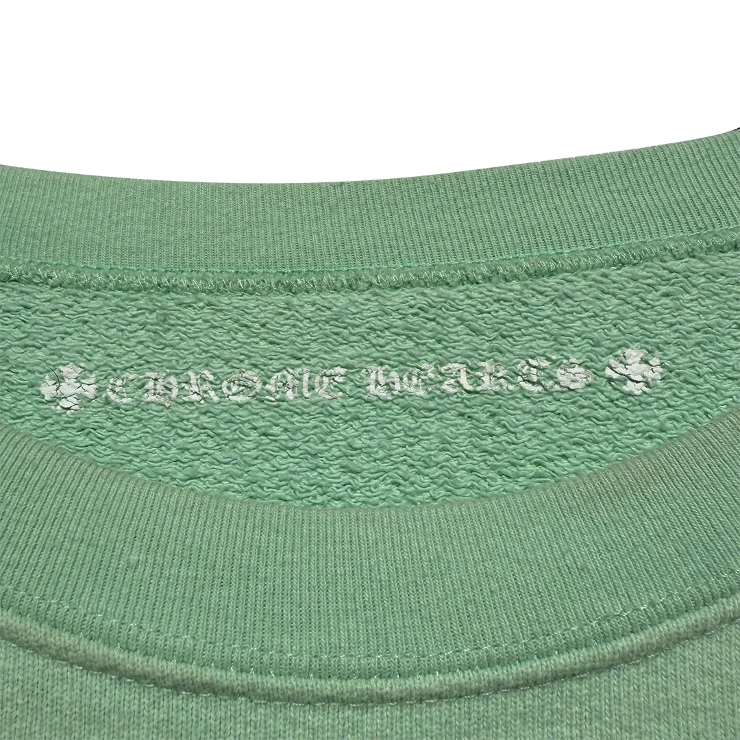 Chrome Hearts Matty Boy "Lust" Crewneck Sweatshirt Seafoam - Image 3