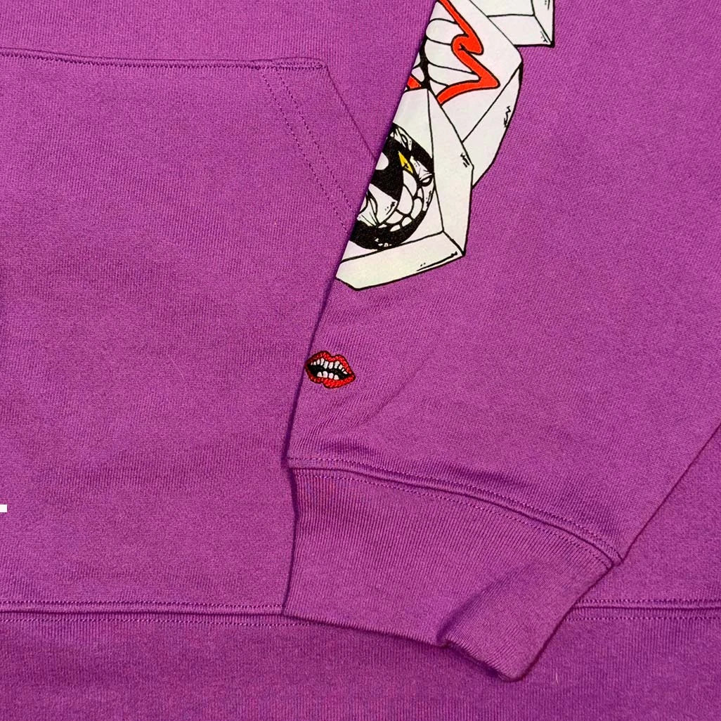 Chrome Hearts Matty Boy More Not Less Purple Hoodie - Image 4