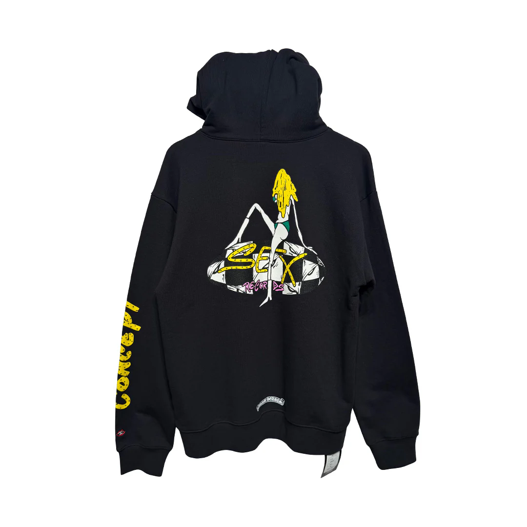 Chrome Hearts Matty Boy Sex Records Concept Hoodie Black
