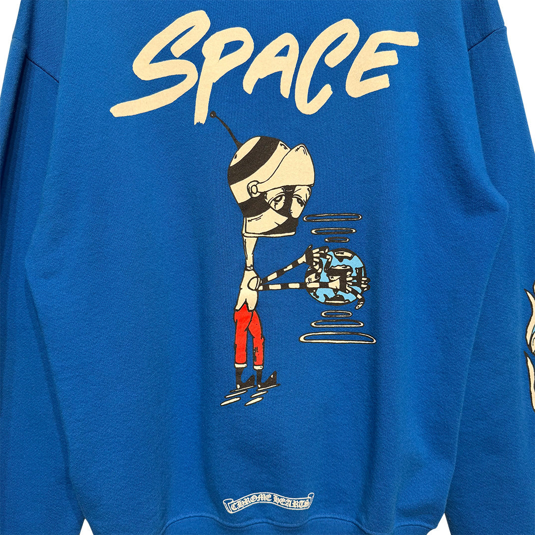 Chrome Hearts Matty Boy Space Hoodie Blue - Image 4