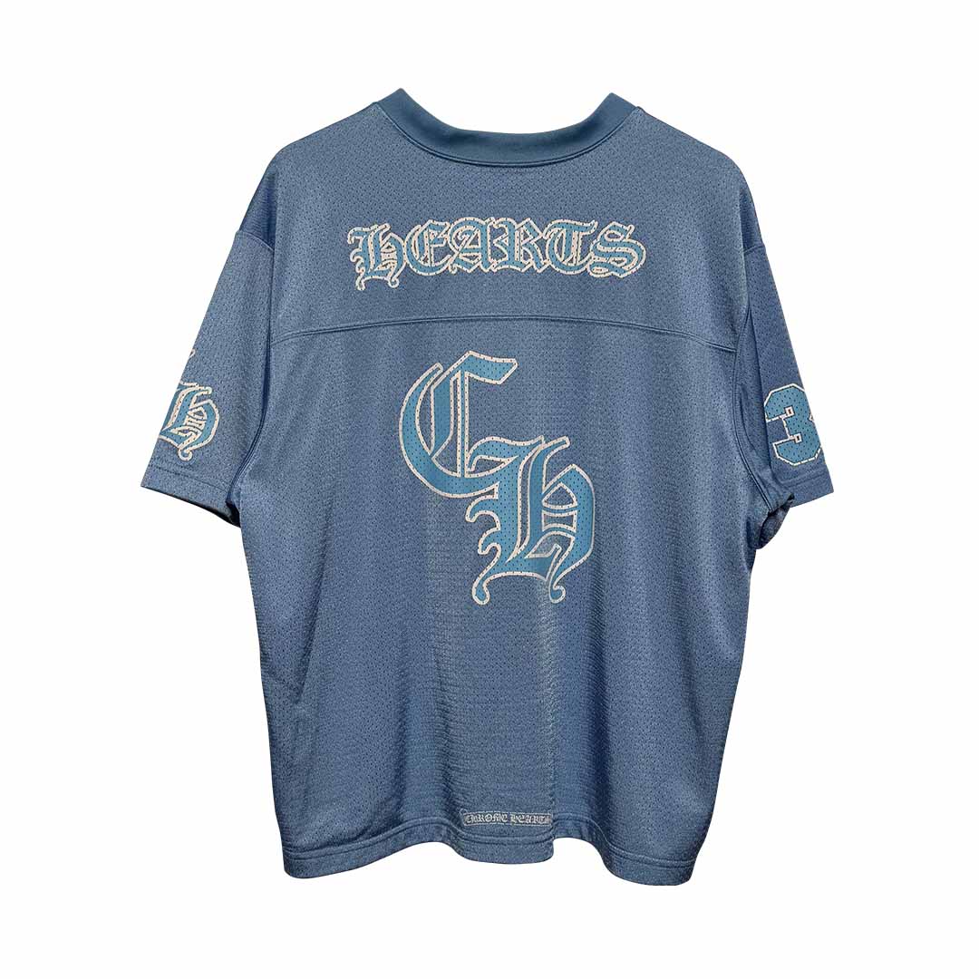 Chrome Hearts Mesh Stadium Jersey Light Blue - Image 3