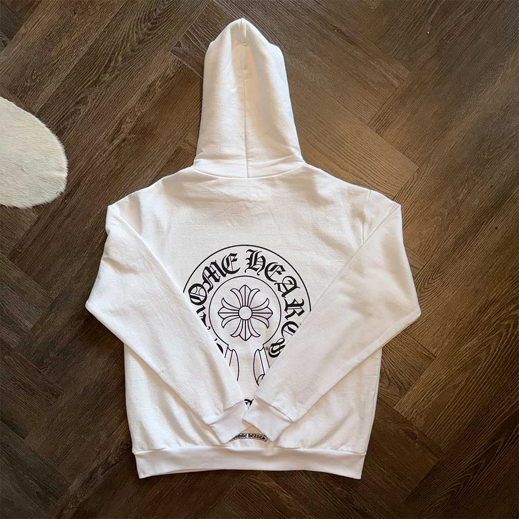 Chrome Hearts Miami White Pullover Hoodie - Image 6