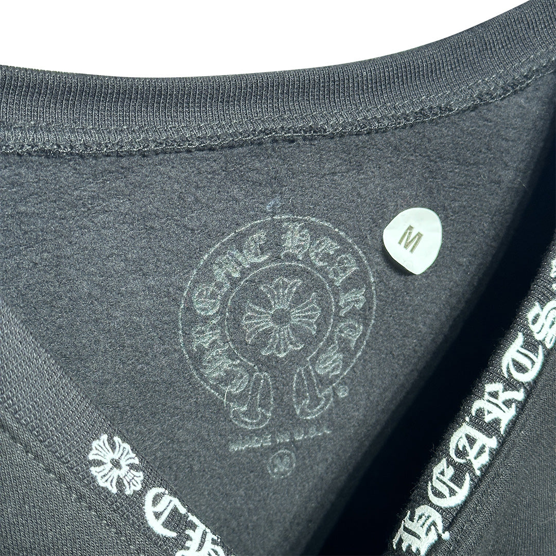 Chrome Hearts Neck Logo Crewneck Sweatshirt - Image 3