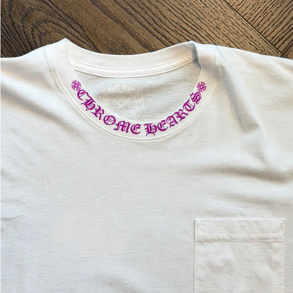 Chrome Hearts Neck Logo T-Shirt purple - Image 2