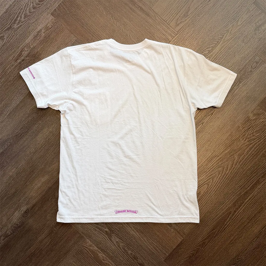 Chrome Hearts Neck Logo T-Shirt purple - Image 4